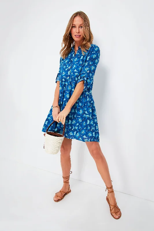 Massive Price Cuts!Blue Jacinta Deauville Dress