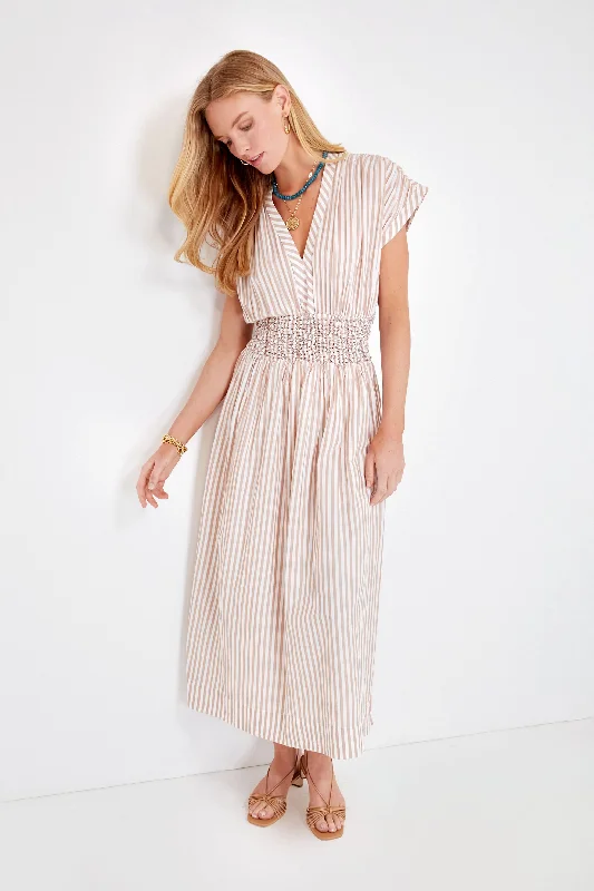 The Sale You’ve Been Waiting For!Bronze Stripe Granada Dress