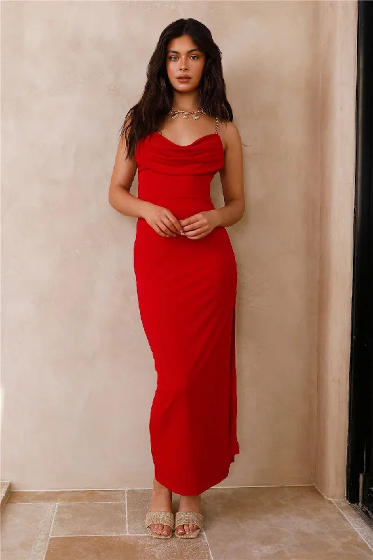 Save Up to 50% Off!Caribbean Breeze Maxi Dress Red