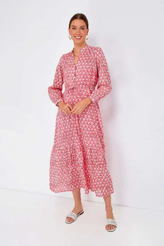 Limited Time Offer!Crescent Flower Bon Pink Frances 3 Dress