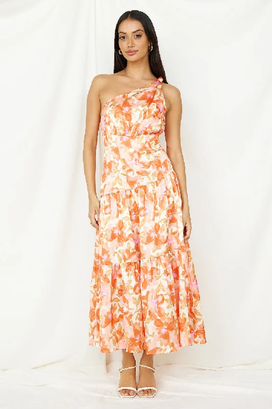 Get More, Spend Less – Shop Now!Dream Girl Maxi Dress Orange