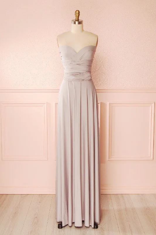 Shop Early, Save Big!Elatia Lune | Gray Convertible Dress