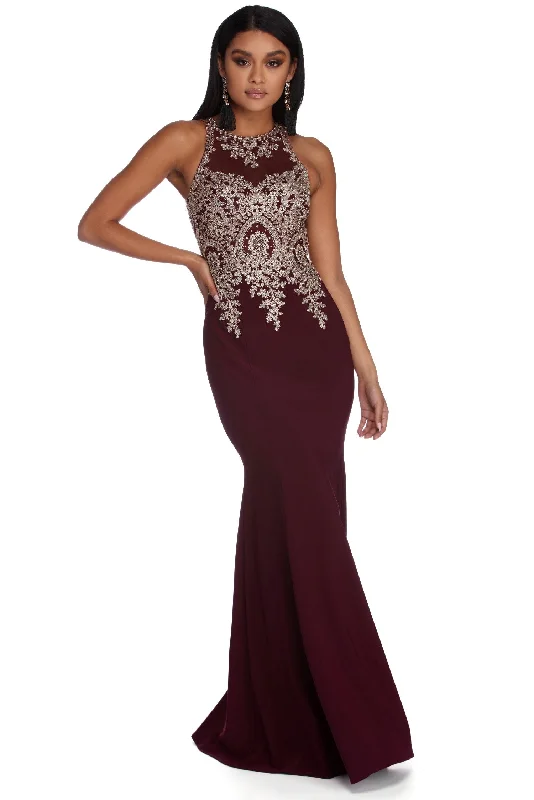 Shop Smart, Save Big!Elliana Metallic Marvel Formal Dress