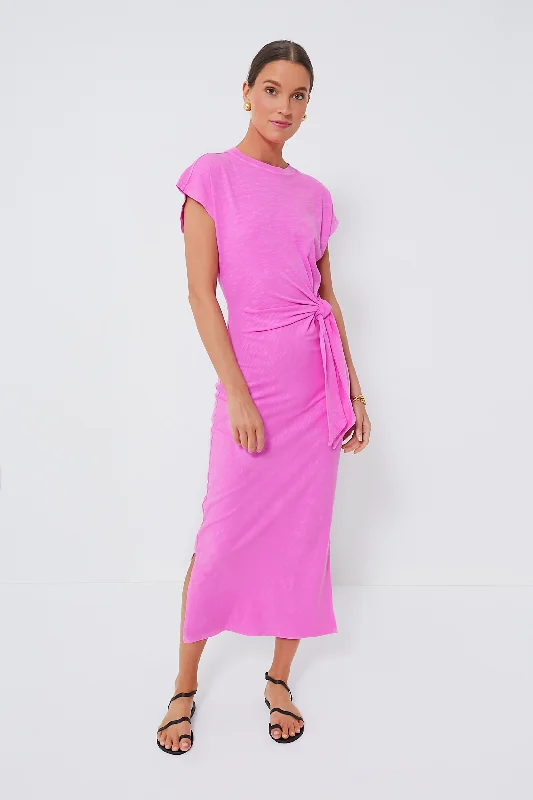 Buy More, Pay Less!Fuchsia Vanina Cinched Waist Dress