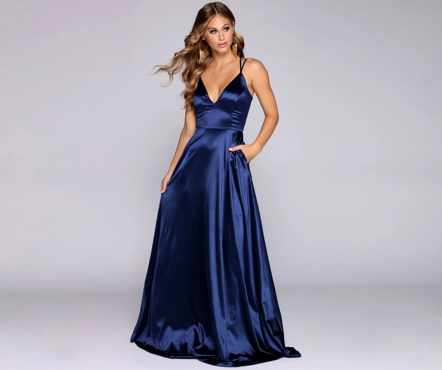 Your Favorite Sale is Back!Hailey Satin A-Line Formal Dress