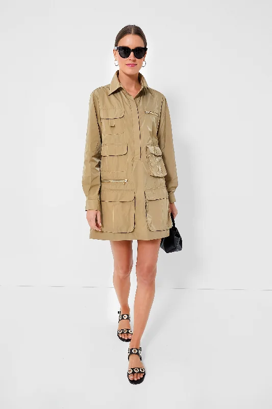Your Exclusive Offer Awaits!Khaki Backpack Dress