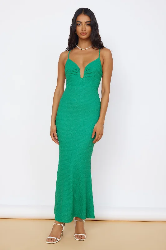 Price Drop Alert!La Bella Vita Maxi Dress Green