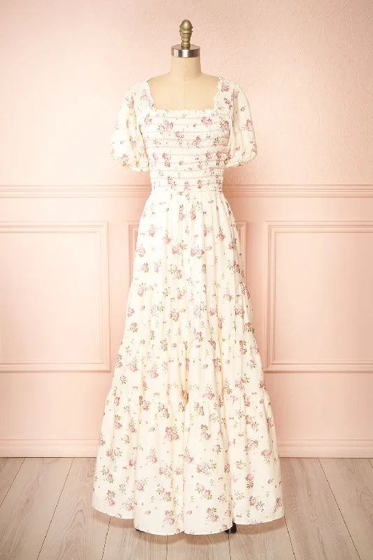 Best Deals Just for You!Mariette | Maxi Floral A-Line Dress