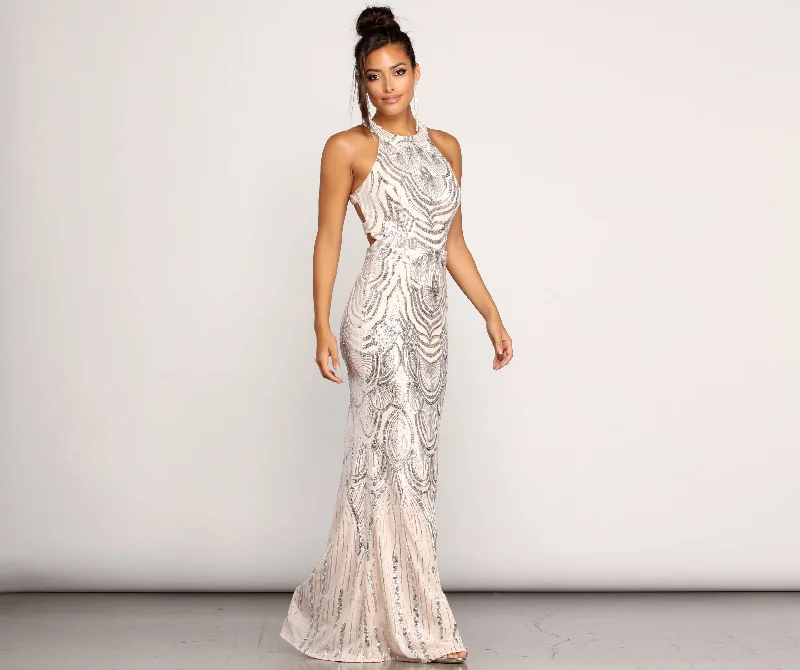 Save More with Every Purchase!Payton Formal Sleeveless Sequin Dress