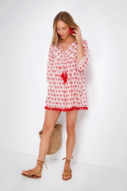Limited Edition, Limited Price!Red Caitlin Seychelles Tunic