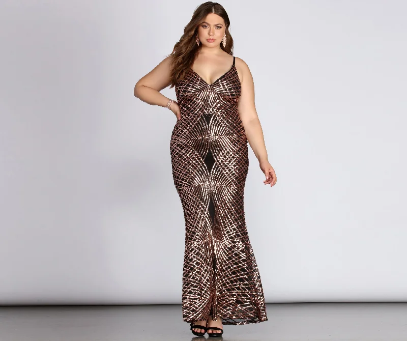 Amazing Prices You Can’t Resist!Rosie Formal Sleeveless Sequin Dress