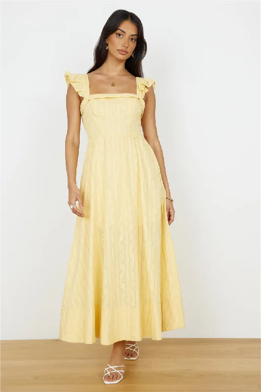 Hottest Discounts of the Year!Salty Air Maxi Dress Yellow