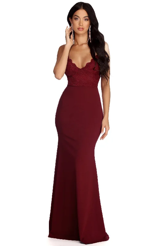 Your Wallet Will Thank You!Zuri Formal Lace Mermaid Dress