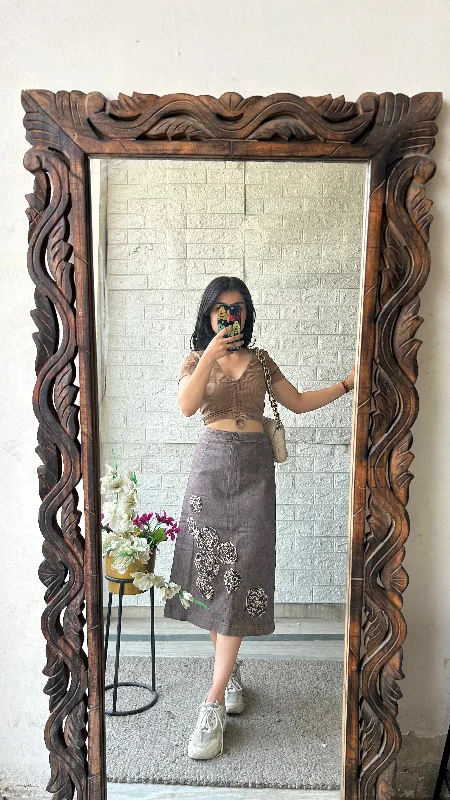 Hottest Discounts of the Year!68) vintage skirt 28 waist/l:26