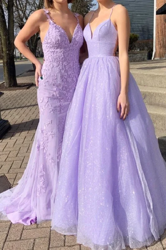 Unbeatable Prices!A line Lavender Prom Dresses    cg20486