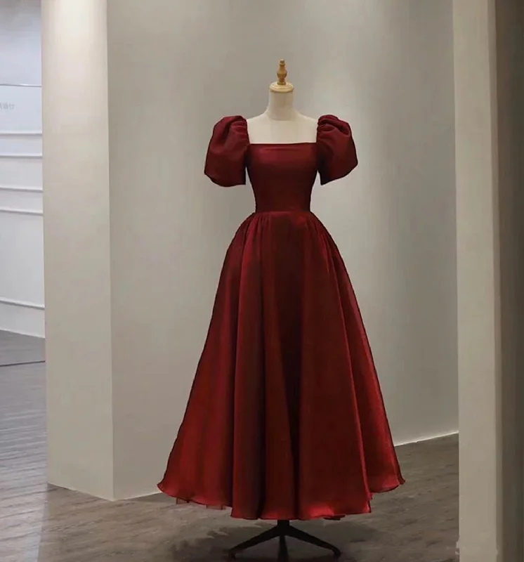 Lowest Prices Guaranteed!BURGUNDY A LINE SHORT PROM DRESS CUTE EVENING DRESS cg20385 Lowest Prices Guaranteed!BURGUNDY A LINE SHORT PROM DRESS CUTE EVENING DRESS cg20385