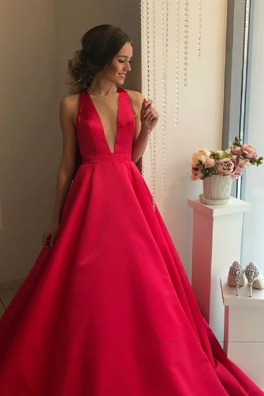 Don’t Wait – Deals Won’t Last!Deep V Neck Red Prom Dresses Satin Skirt vestido de formatura Don’t Wait – Deals Won’t Last!Deep V Neck Red Prom Dresses Satin Skirt vestido de formatura