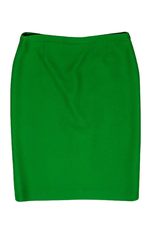 The Best Deals Won’t Wait!Escada - Kelly Green Pencil Skirt Sz L