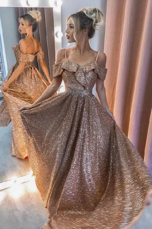 Biggest Sale of the Season!Gold Sparkly Prom Long Dresses 2021 Off The Shoulder Formal Evening Gowns cg20487 Biggest Sale of the Season!Gold Sparkly Prom Long Dresses 2021 Off The Shoulder Formal Evening Gowns cg20487