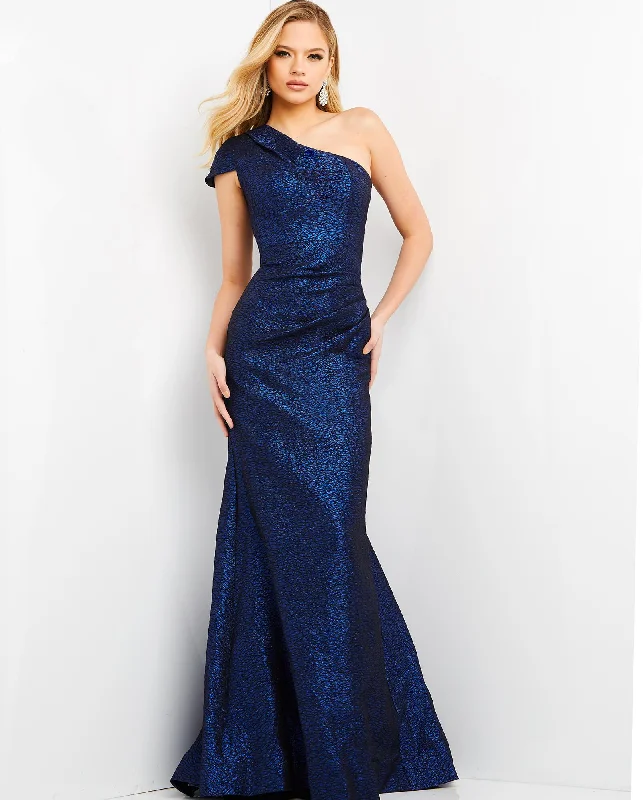 Find Your Perfect Deal Today!Jovani - 06751 One Shoulder Metallic Jacquard Junior Prom Dress Find Your Perfect Deal Today!Jovani - 06751 One Shoulder Metallic Jacquard Junior Prom Dress