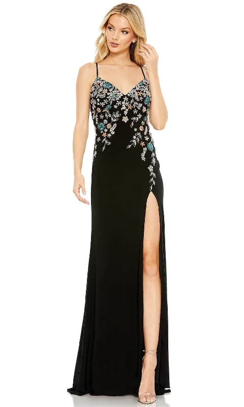 Act Fast – Limited Time Savings!Mac Duggal 42006 - V-Neck Beaded Floral Prom Gown