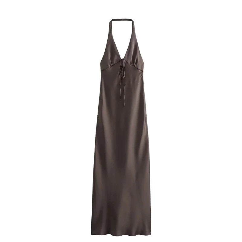 Crazy Discounts Inside!Marinella Satin Dress