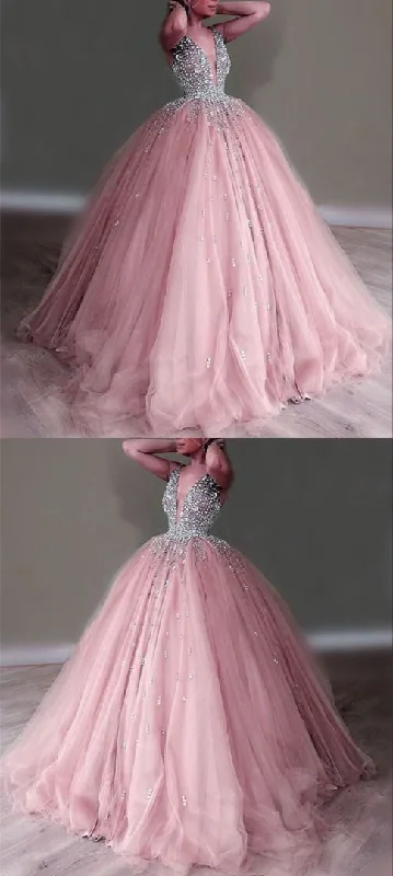 Shop Early, Save Big!Pale Pink Princess Prom Dresses Ball Gown    cg20399