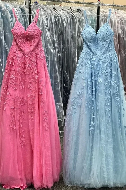 Shop Smart, Save Big!princess A-line lace appliqued long prom dresses    cg20547