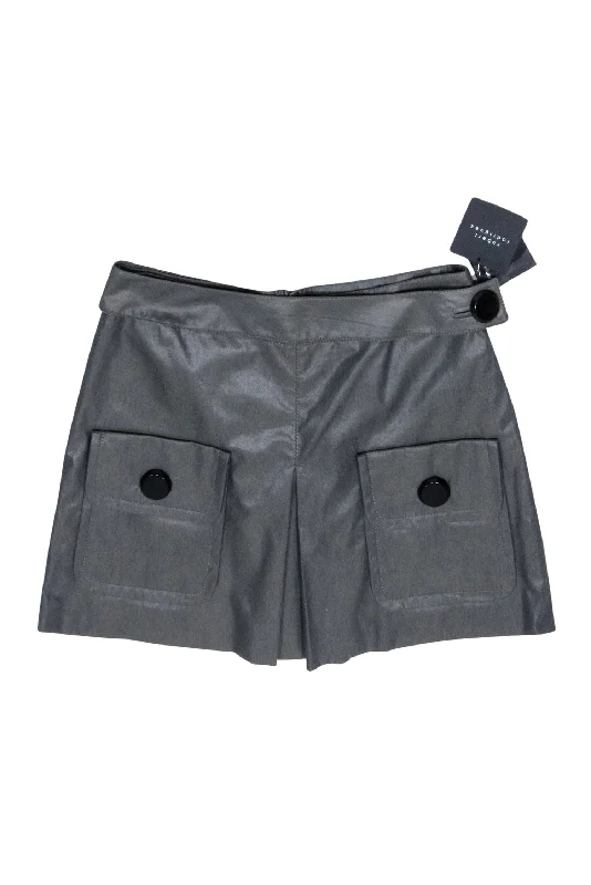 Shop the Hottest Deals!Robert Rodriguez - Grey Belted Mini Skirt Sz 6