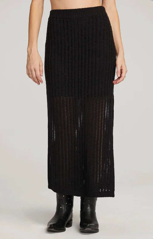 Get More, Spend Less – Shop Now!Suzi Midi Skirt In Black
