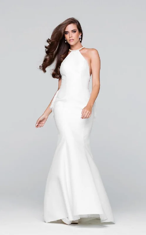 Get More for Less!Tarik Ediz Sheer Halter Neck Mermaid Evening Dress 50077 - 1 pc Skyway Blue In Size 2 Available Get More for Less!Tarik Ediz Sheer Halter Neck Mermaid Evening Dress 50077 - 1 pc Skyway Blue In Size 2 Available