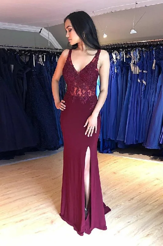 Your Shopping Spree Starts Here!V-neckline Chiffon Long Evening Dress Lace Appliques Bodice Your Shopping Spree Starts Here!V-neckline Chiffon Long Evening Dress Lace Appliques Bodice