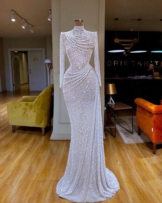 Buy More, Save More!White Sequin Pageant prom Dress Evening Gown    cg20442