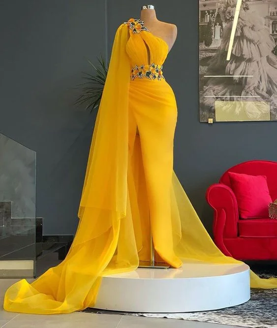Flash Deals – Act Quickly!yellow Long Prom Dresses    cg20516