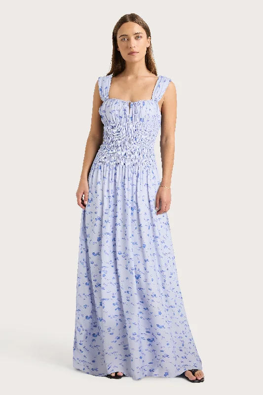 Grab Yours Before It’s Too Late!Yerres Maxi Dress Blossom Blue