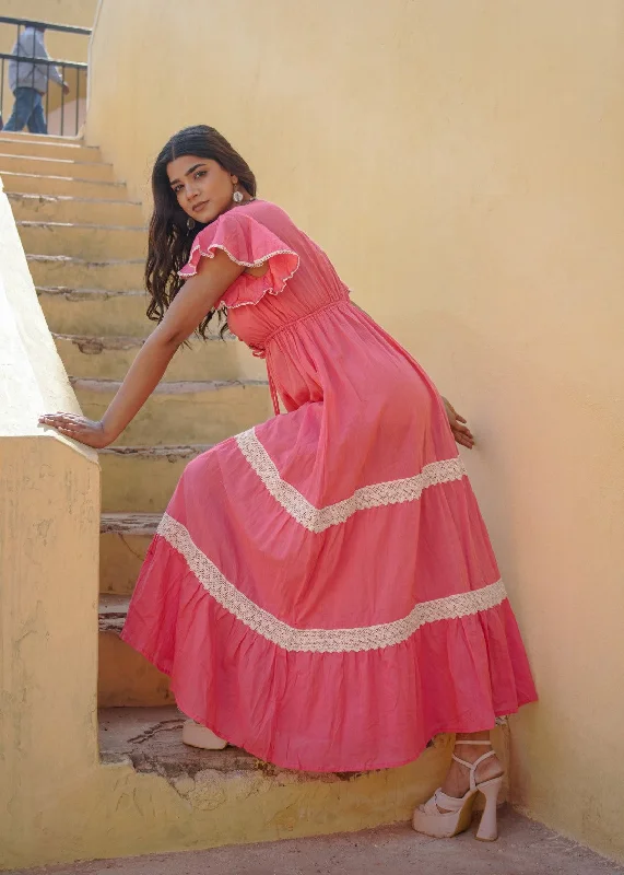 Score Huge Discounts Today!Balize Dress Pink