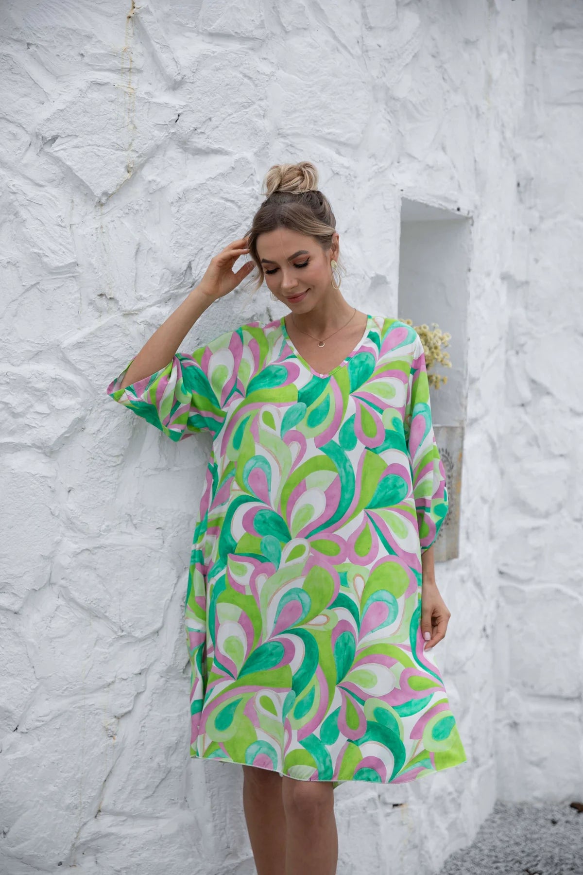 Hurry! While Supplies Last!CATALINA'S FLORAL SUMMER DRESS