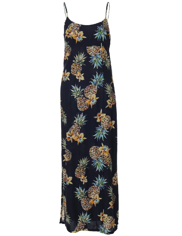 Your Discount is Waiting!Cocktail Dress Maxi Golden Pineapples
