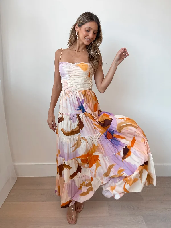 Get It Before It’s Gone!Daliah Dress - Peach Print