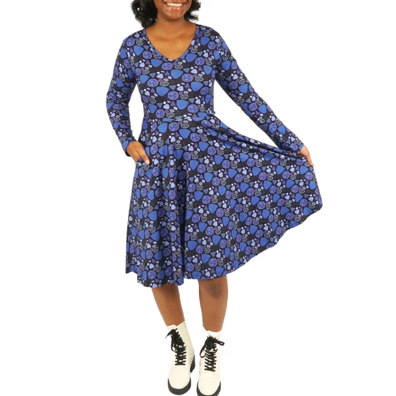 Act Fast – Limited Time Savings!Diatom Dream Long Sleeves Twirl Dress [FINAL SALE]