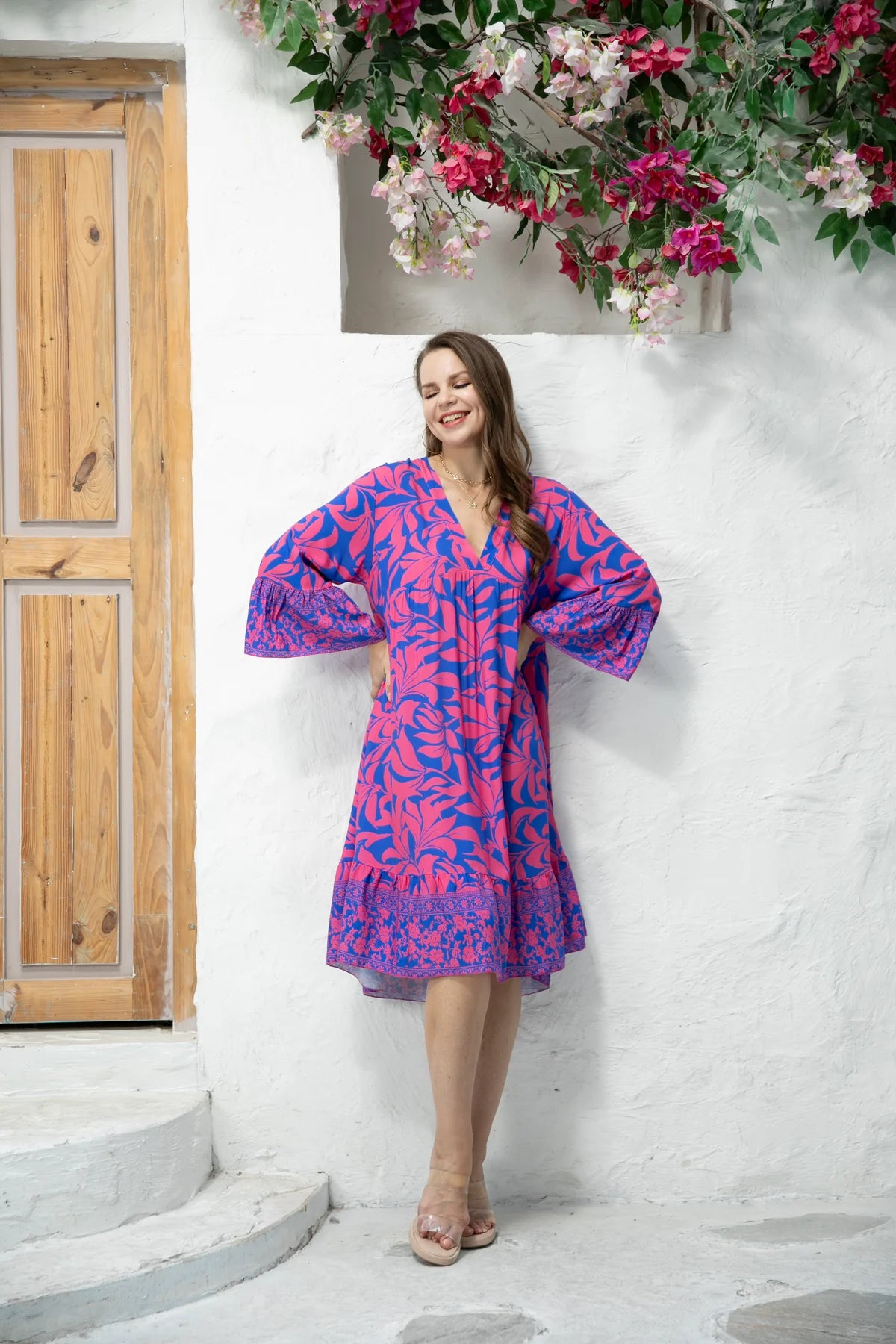 Limited Time Offer!FIONNA'S FLORAL PRINT DRESS