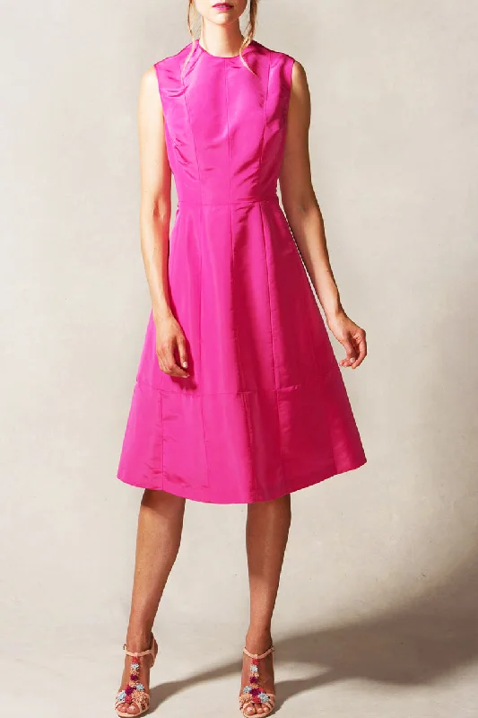 Best Offers of the Month!Jewel Neck A Line Multi Seam Dress