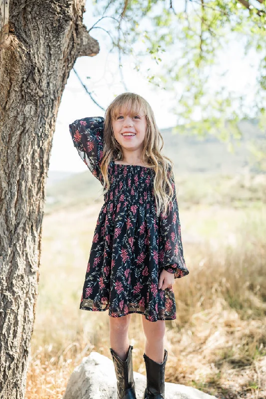 Snag the Best Prices Now!Kid's Ella Printed Smocked Dress Emily Fauver X Pink Lily