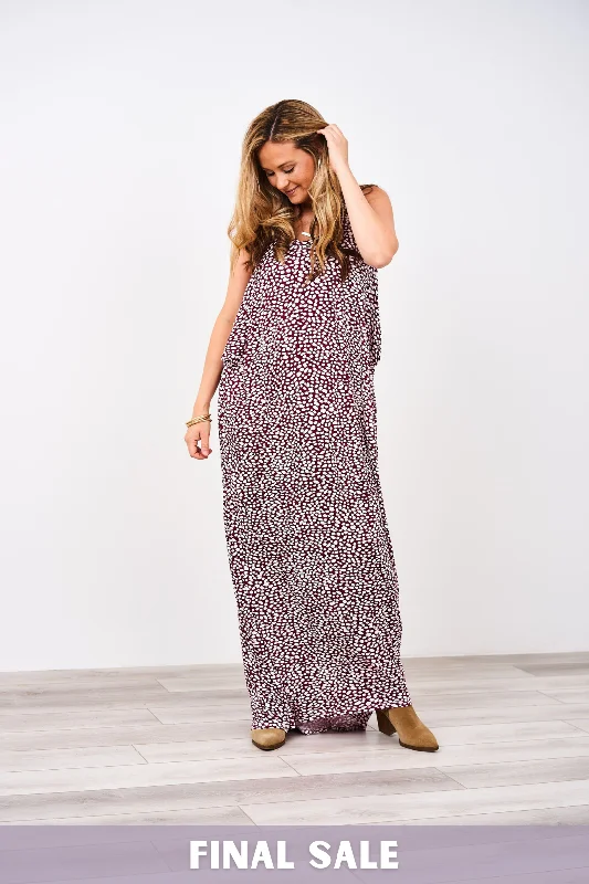 Grab Yours Before It’s Too Late!Latched Mama Cocoon Maxi Nursing Dress - Final Sale