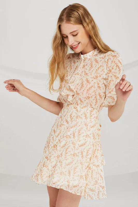 Shop Now and Save!Leah Sheer Floral Dress