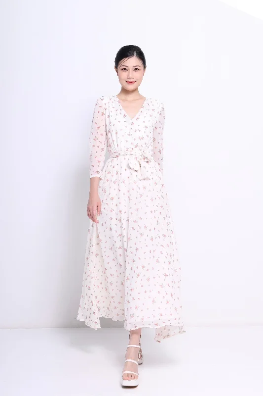 Huge Price Cuts Await!Lilian Chiffon Floral Dress