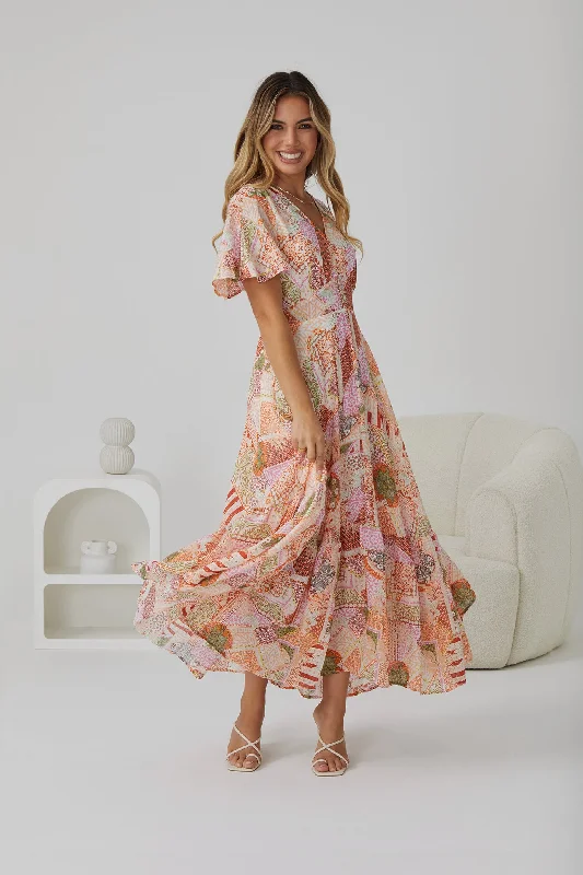 Enjoy Huge Discounts Now!Liora Dress - Multi Print