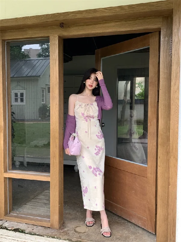 Price Drops You’ll Love!Mauve Jacquard Floral Dress