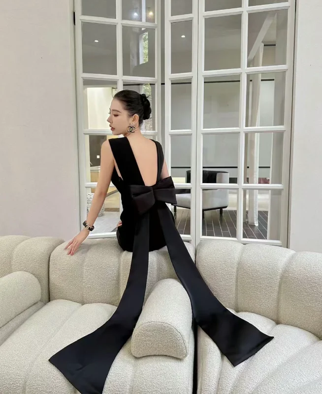 Your Wallet Will Thank You!Mindy Open Back Ribbon Dress