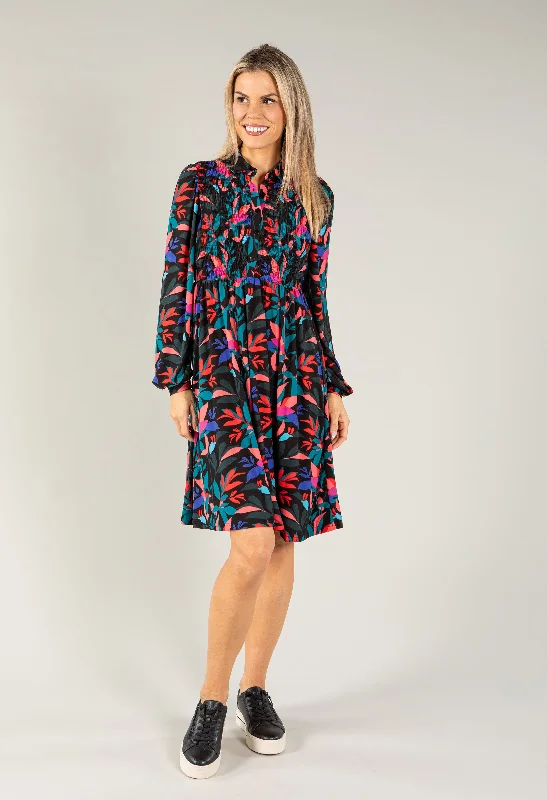 Hurry, Sale Ends Soon!Palm Print Dress